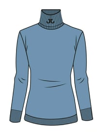 Image 1 of JJ initials brand turtleneck (Unisex)