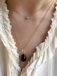 Image 8 of Black Onyx Drop Necklace