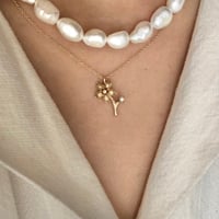 Image 4 of Hellebore Flower Necklace