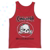 Image 2 of Conqueror W.C.S. One-Sided Tank Top (Black or Red)