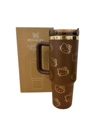 Image 3 of Hello Kitty X Stanley™️ “Chocolate & Gold” | 40 Oz. FlowState Tumbler