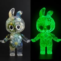 Image 1 of Blue Flower Floral KewBuBu Glow in the Dark Double Cast Resin Figure