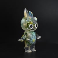Image 3 of Blue Flower Floral KewBuBu Glow in the Dark Double Cast Resin Figure