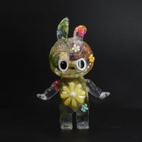 Image 2 of Yellow Flower Floral KewBuBu Glow in the Dark Double Cast Resin Figure