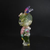 Image 4 of Light Pink Flower Floral KewBuBu Glow in the Dark Double Cast Resin Figure