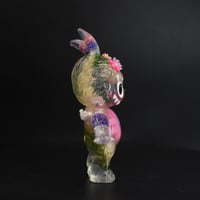 Image 6 of Hot Pink Flower Floral KewBuBu Glow in the Dark Double Cast Resin Figure