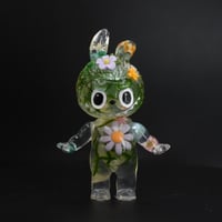 Image 2 of Purple Flower Floral KewBuBu Glow in the Dark Double Cast Resin Figure