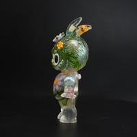 Image 4 of Purple Flower Floral KewBuBu Glow in the Dark Double Cast Resin Figure