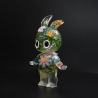Image 3 of Purple Flower Floral KewBuBu Glow in the Dark Double Cast Resin Figure