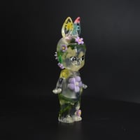 Image 3 of Floral Rabbit Kewtie Glow in the Dark Double Cast Resin Figure