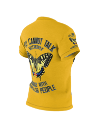 Image 22 of  YOU CAN'T TALK BUTTERFLY LANGUAGE WITH CATERPILLAR PEOPLE AOP T-shirt