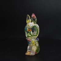 Image 9 of Floral Sitting Rabbit Kewtie Glow in the Dark DoubleCast Resin Figure