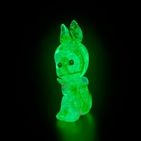 Image 10 of Floral Sitting Rabbit Kewtie Glow in the Dark DoubleCast Resin Figure