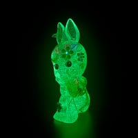 Image 11 of Floral Sitting Rabbit Kewtie Glow in the Dark Double Cast Resin Figure