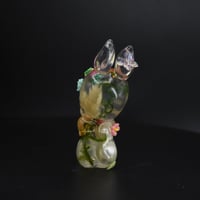 Image 7 of Floral Sitting Rabbit Kewtie Glow in the Dark Double Cast Resin Figure