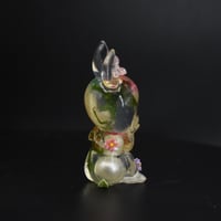 Image 8 of Floral Sitting Rabbit Kewtie Glow in the Dark Double Cast Resin Figure