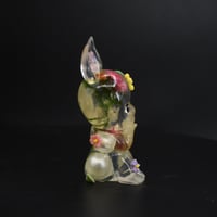 Image 9 of Floral Sitting Rabbit Kewtie Glow in the Dark Double Cast Resin Figure