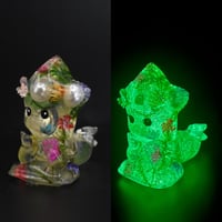 Image 1 of Floral Laying Starfish Kewtie Glow in the Dark DoubleCast Resin Figure