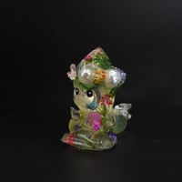 Image 4 of Floral Laying Starfish Kewtie Glow in the Dark DoubleCast Resin Figure