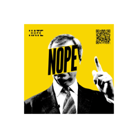 Image 2 of Never Nigel: NOPE Sticker Pack (Set of 2)