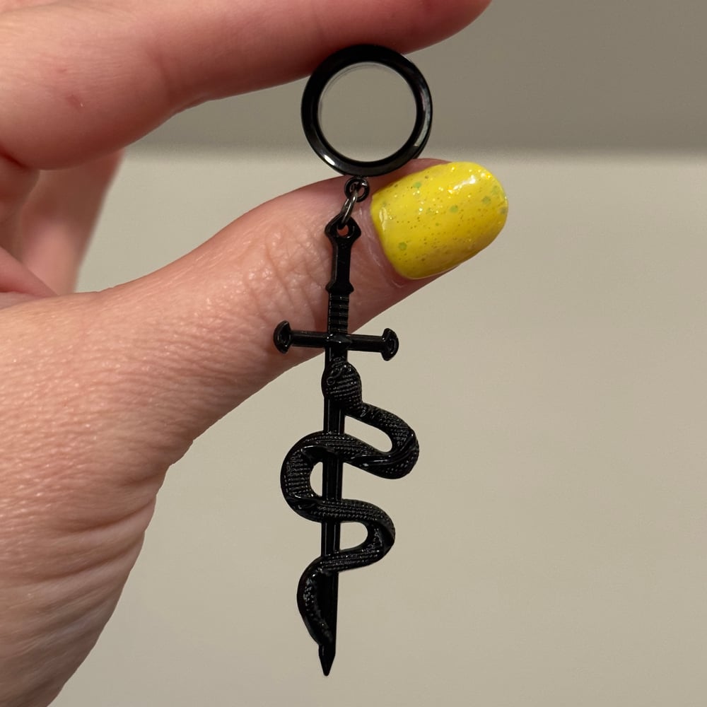 Image of Snake Sword Dangles (sizes 2g-2")