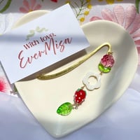 Image 1 of strawberry flower gold