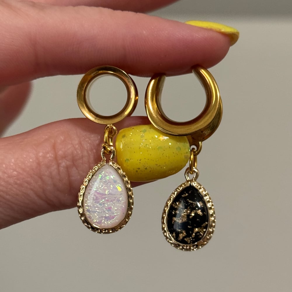 Image of Dainty Teardrop Dangles (sizes 2g-2")