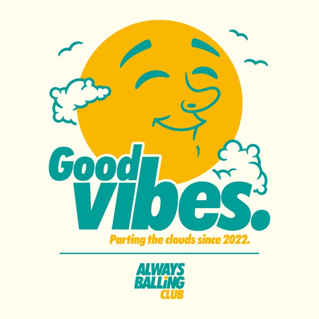 Good Vibes tee (off-white)