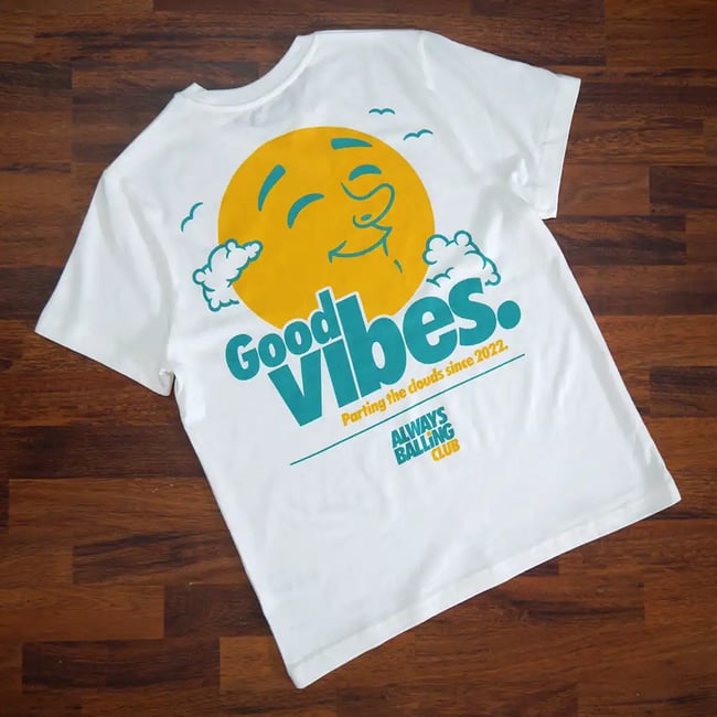 Good Vibes tee (off-white)