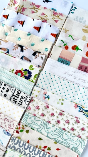 Image of 140 Low Volume 5" Charm Squares - 4 of each print