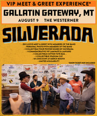 VIP - GALLATIN GATEWAY, MT / The Westerner (August 9) VIP MEET & GREET PASS