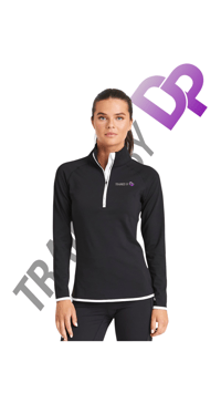 Trained By DP Women's 1/2 Zip Training Layer