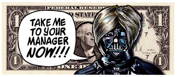 Image of Real Dollar Original. Darth Karen.