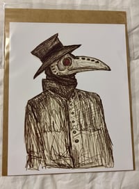 Dr. Spooky Plague Doctor 8x10 Print 