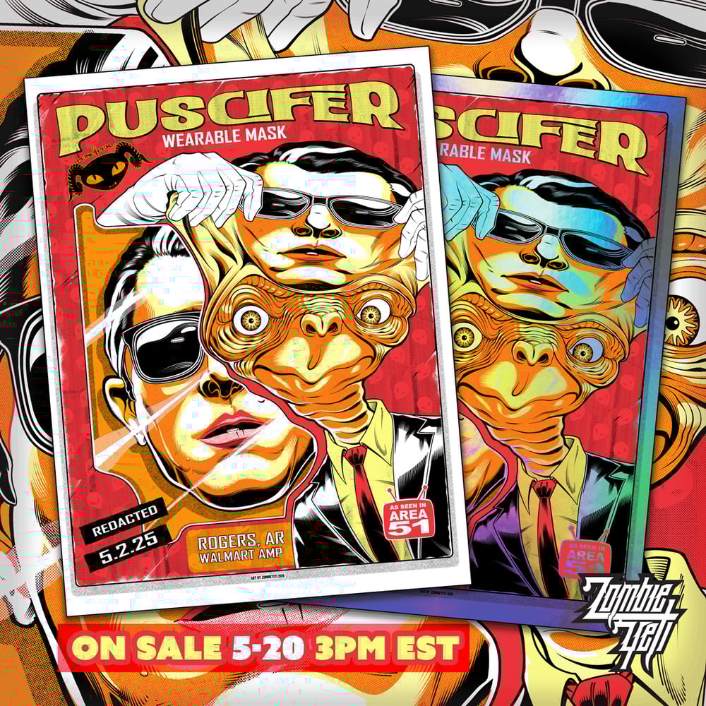 Image of PUSCIFER May 2nd 2025 Gig Poster