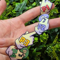 Image 2 of S.S.B. Character Select - Sticker Sheet