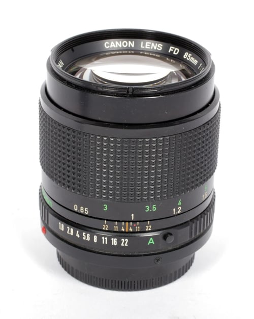 Image of Canon 85mm F1.8 New FD NFD mount #0643