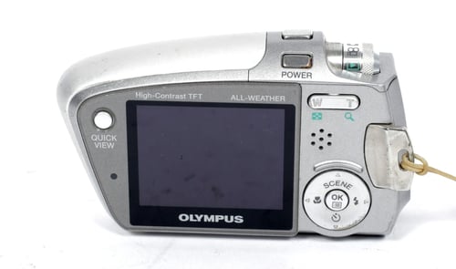 Image of Olympus Verve 4.0MP digital camera TESTED + new battery and charger #0647