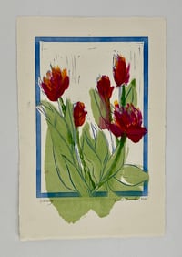 Red and Orange Tulips