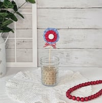 Image 4 of Patriotic Fabric Flowers