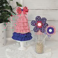 Image 3 of Patriotic Ruffle Tree