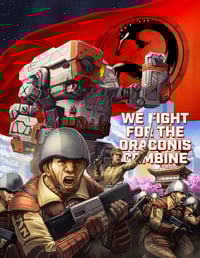We Fight for the Draconis Combine 8.5" x 11" print