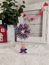 Image 3 of Patriotic Wooden Spool