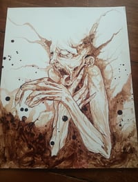 Cancer II (blood painting)