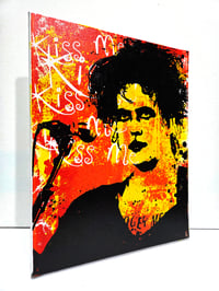 Image 3 of Robert Smith Screenprinted Canvas