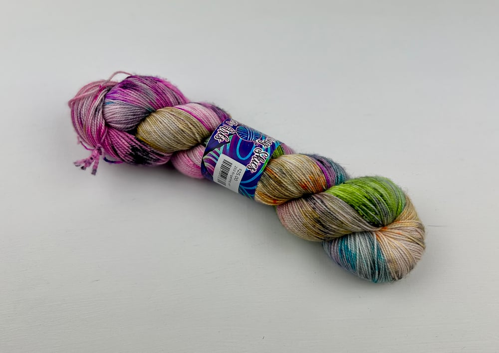 Image of Electric Leopard Fingering Weight