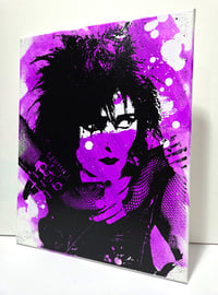 Image 3 of Siouxsie Sioux Screenprinted Canvas