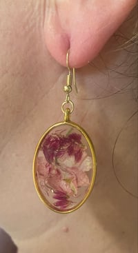 Image 6 of $10 OFF! Resin Dried Flower Earring Workshop - Sunday 8th June  
