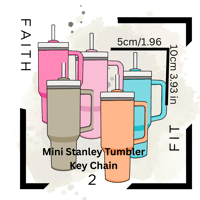 Mini Stanley Tumbler Key Chains