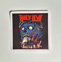 Image 1 of They Live Matte Vinyl Sticker 